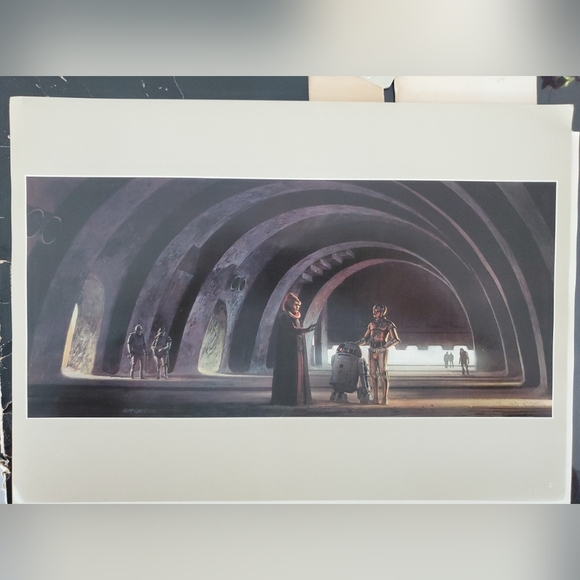 Return Of The Jedi Portfolio Prints 1983 Rare! By Ralph McQuarrie - Picture 11 of 16